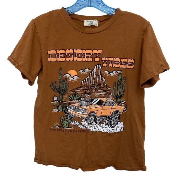 Philosophy of Love Tops - Philosophy Of Love Desert Vibes 100% Cotton Top Size XS